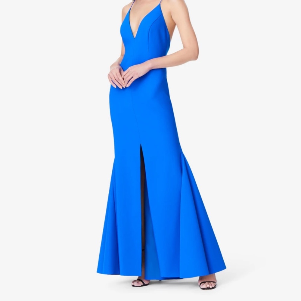 Size 2, maxi blue gown